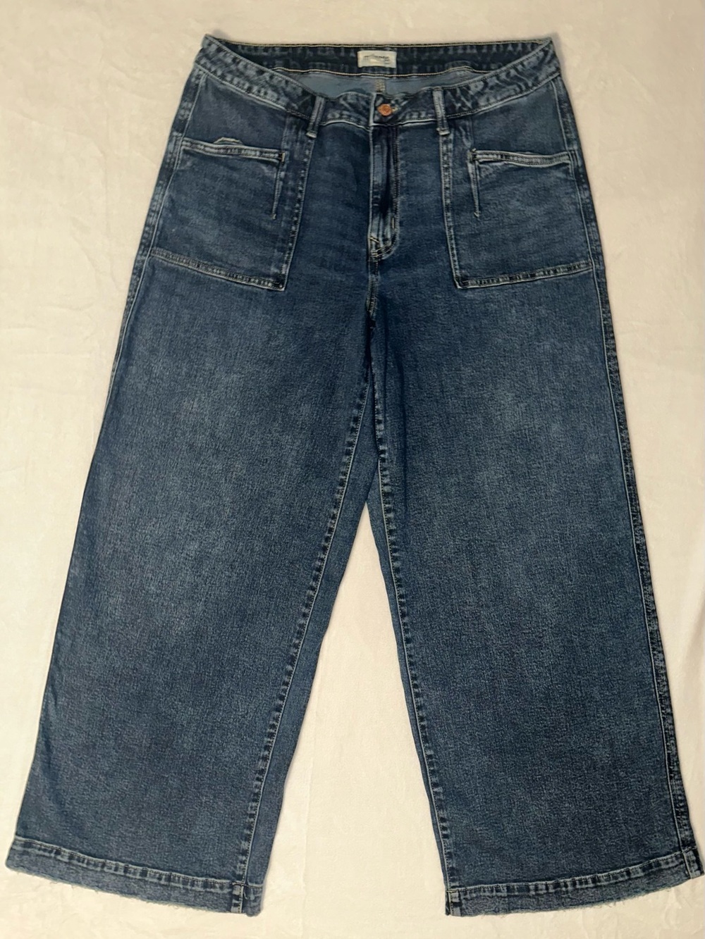 Size 16 Maurices Dark Wash Wide Leg Jeans - Picture 2 of 8